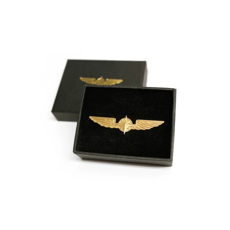 Gold Pilot Wings 3.5 cm