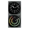 Conjunto de reloj cockpit y termómetro indicador de velocidad