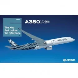 Poster Airbus A350 XWB carbono