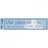Adhesivo "Old Pilots"