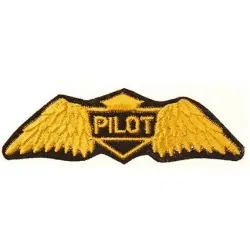 UK Pilot wings patch