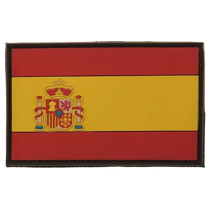 Parche bandera España IR color clásico con cinta trasera