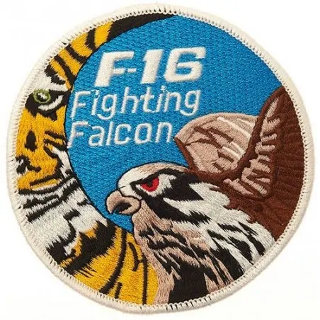 a3k3 Aufnäher Bügelbild Iron on Patches F16 Fighting Falcon Flugzeug Abzeichen 