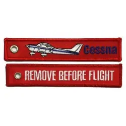 Llavero "Remove Before Flight Cessna"