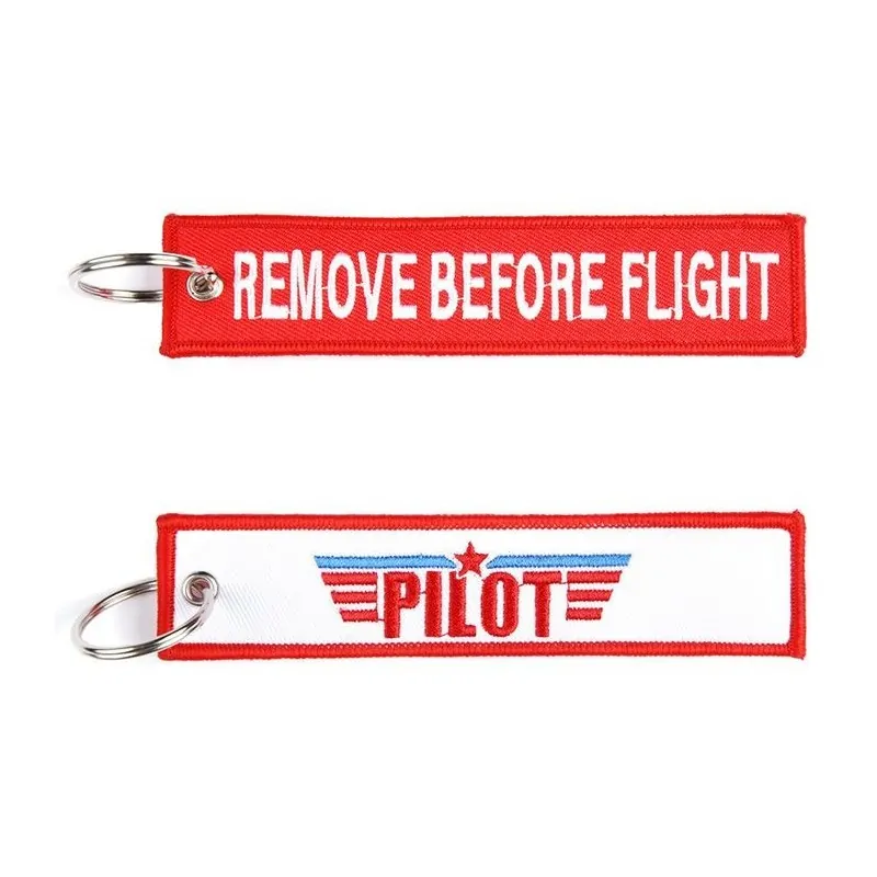 REMOVE BEFORE FLIGHT PILOT Keychain