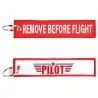 REMOVE BEFORE FLIGHT PILOT Keychain