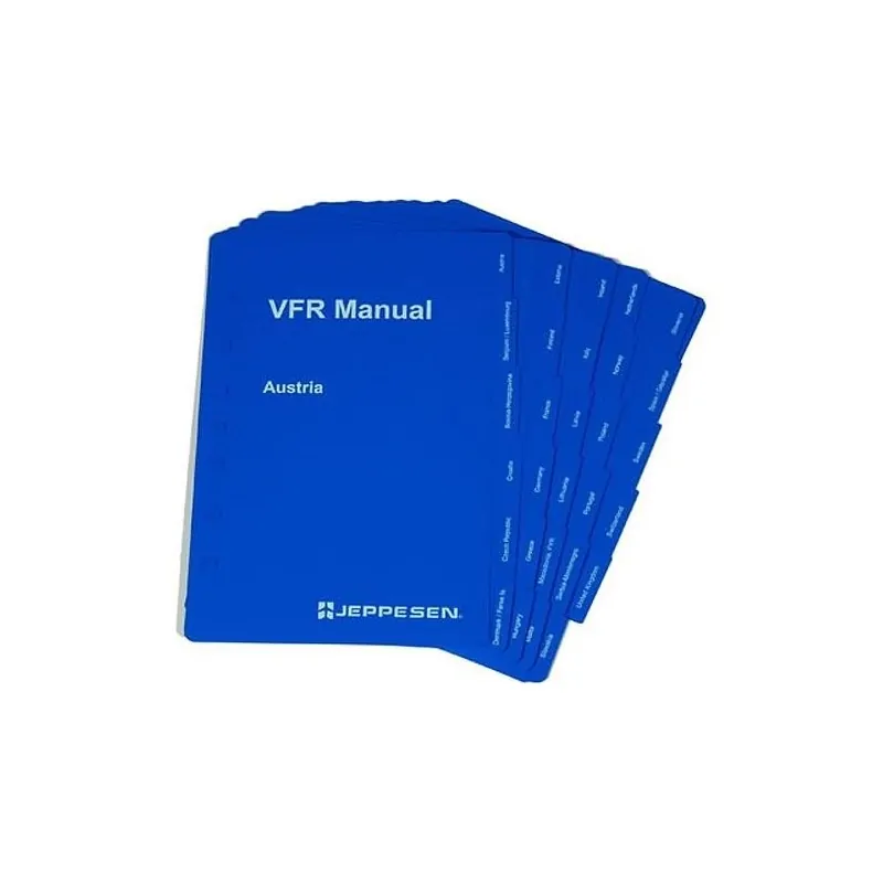 Pestañas de países para manual VFR
