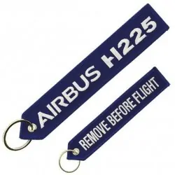 AIRBUS H225 - REMOVE BEFORE FLIGHT key ring