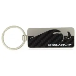 A350 XWB carbon fibre key ring