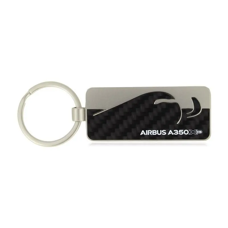 A350 XWB carbon fibre key ring