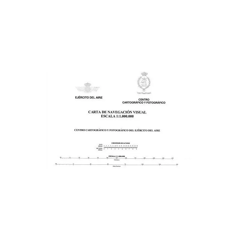 Carta 1:1.000.000 VFR Canarias