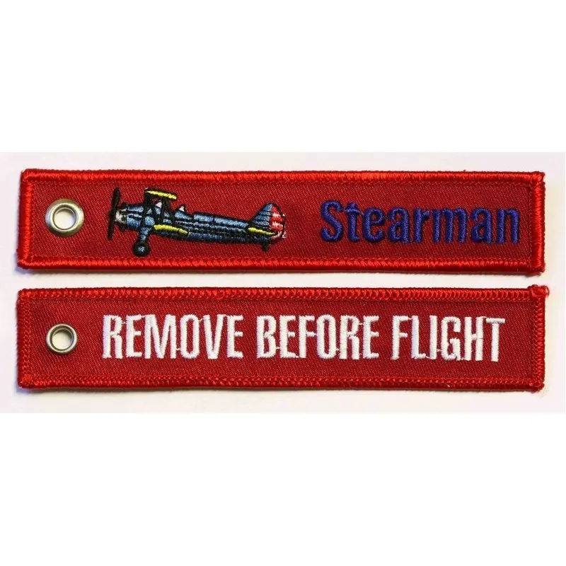 Keychain Remove Before Flight Stearman