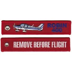 Llavero "Remove Before Flight Robin 400"