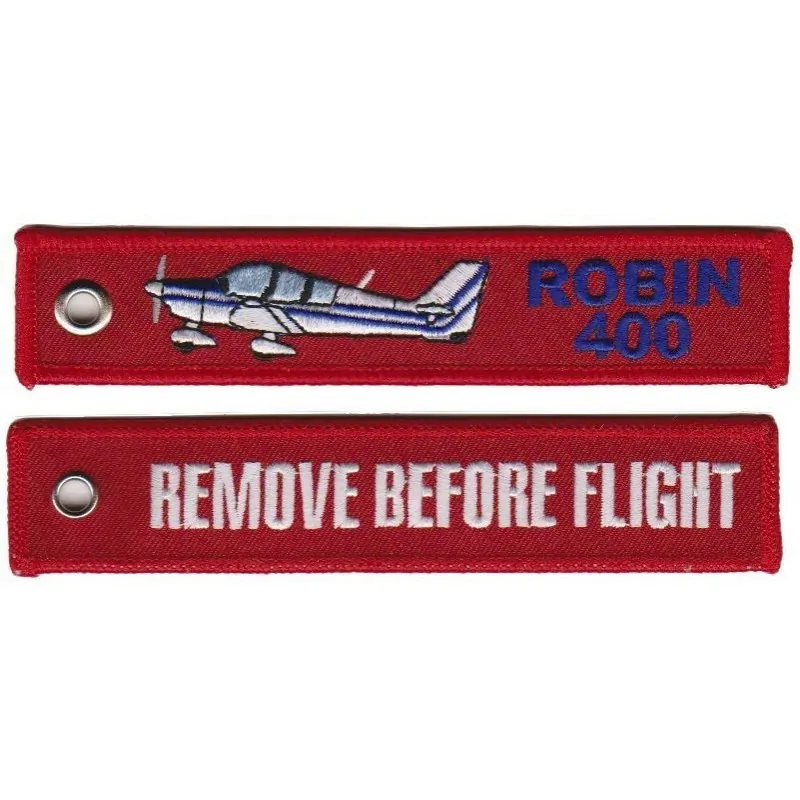 Llavero "Remove Before Flight Robin 400"