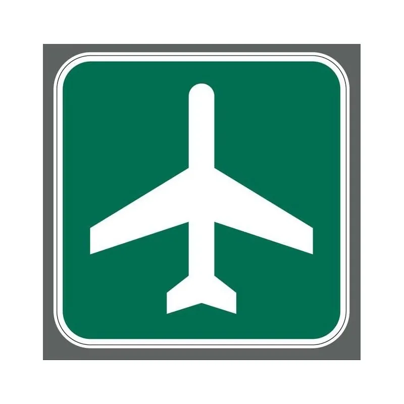 Airport Ahead Sticker