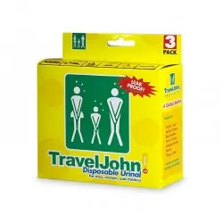 Urinario Desechable "Travel John" Pack 3 Bolsas