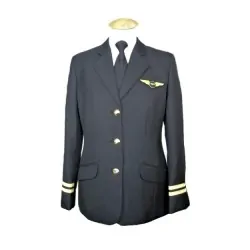 LAdies Pilots Uniform Jacket - Black