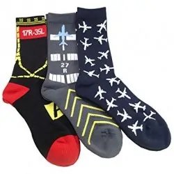 Premium Aviation Socks - 3-Pair Set