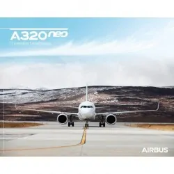 Poster Airbus A320 - Vista frontal