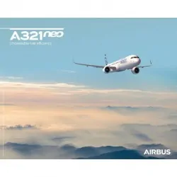 Poster Airbus A321neo - Vista desde el cielo