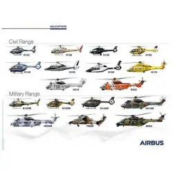 Poster familia helicópteros Airbus