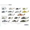 Poster familia helicópteros Airbus