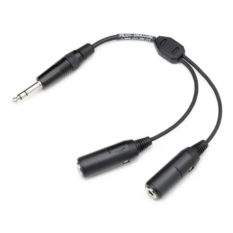 Adaptador de cascos doble clavija a