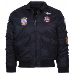CWU Kids Flight Jacket with patches