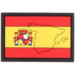 Parche PVC Bandera España con mapa