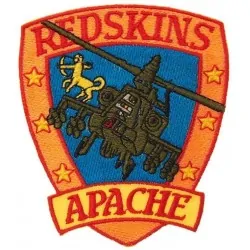 APACHE REDSKINS patch