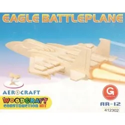 Wooden 3D puzzle - F-15 Eagle