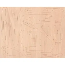 Wooden 3D puzzle - F-15 Eagle