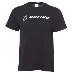 Camiseta Logo Boeing Negra