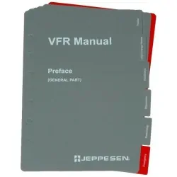 Jeppesen VFR sectional tabs