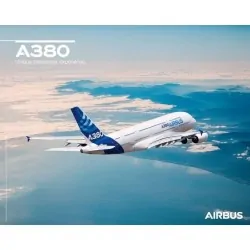 Poster Airbus A380 - Vista de vuelo