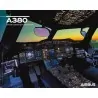 Airbus A380 cockpit poster