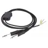 Cable de reemplazo con doble conector Aviación General