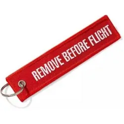 "Remove Before Flight" Keychain