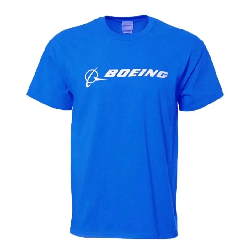Camiseta Logo Boeing Azul