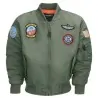 MA1® KIDS FLIGHT JACKET W. PATCHES