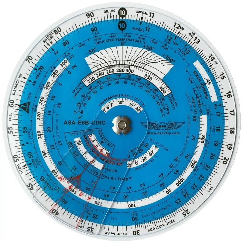 Calculador circular de vuelo E6-B