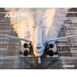 Poster Airbus A321neo vista frontal