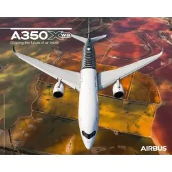 Poster Airbus A350 XWB vista frontal