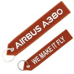 A380 "WE MAKE IT FLY" key ring