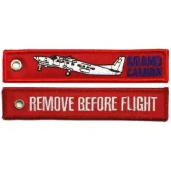 "Remove before flight GRAND CARAVAN" Keychain