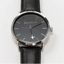 Boeing Silver Rotating Airplaine Watch
