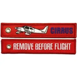 Llavero "Remove Before Flight CIRRUS"