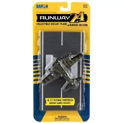 Maqueta del avión Boeing B-17 Flying Fortress de la marca Runway24 en su blister