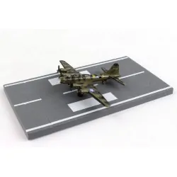 Model of the Boeing B-17 Flying Fortress aircraft by Runway24 with its runway.