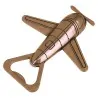 Abrebotellas con forma de avión retro